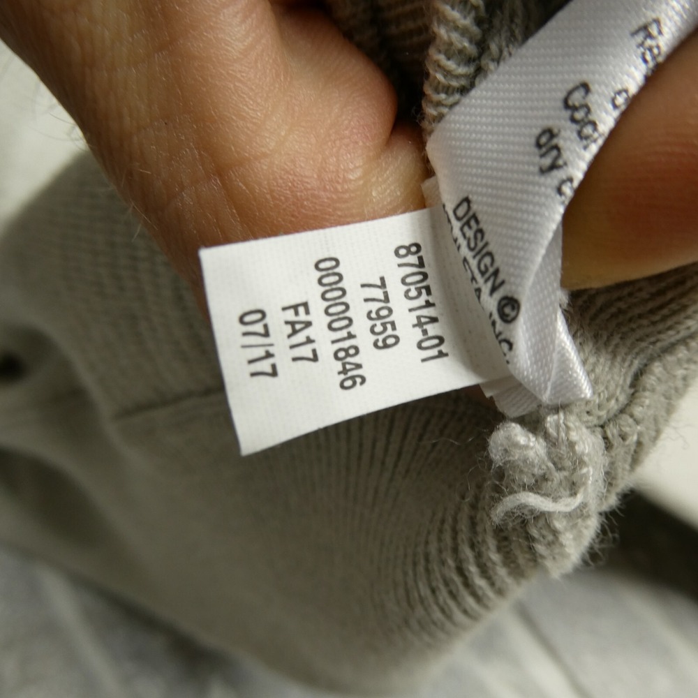 Athleta Sweater Womens 2XS Gray Waffle Knit Merino Wool Blend Soft Feel Athletic - Picture 4 of 7